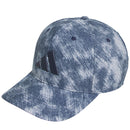 adidas Tour Print Snapback Cap - White/Collegiate Navy