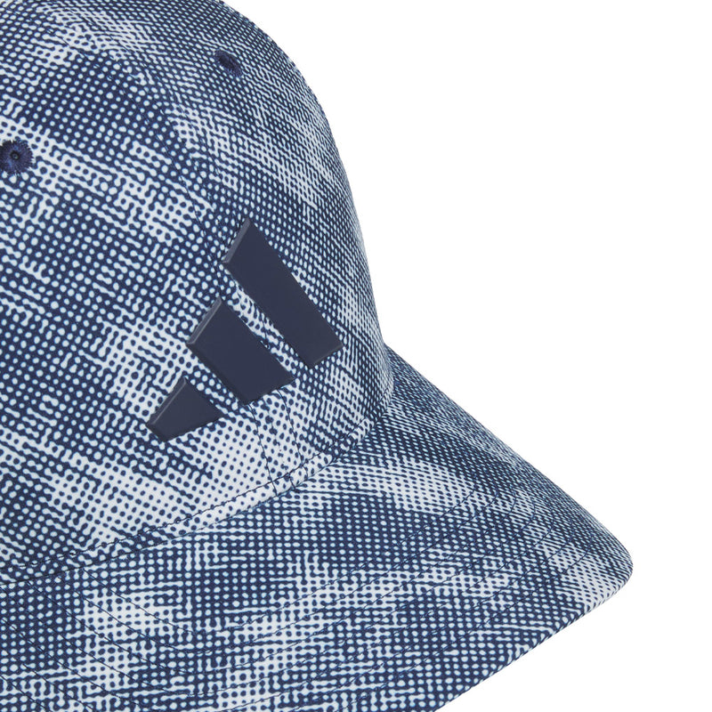 adidas Tour Print Snapback Cap - White/Collegiate Navy
