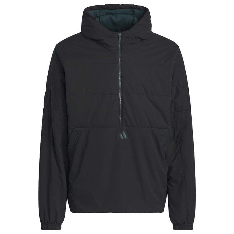 adidas Beyond Twistweave Half-Zip Filled Loose Jacket - Black