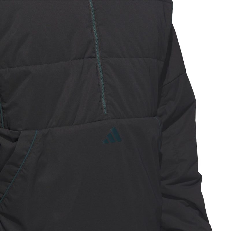 adidas Beyond Twistweave Half-Zip Filled Loose Jacket - Black