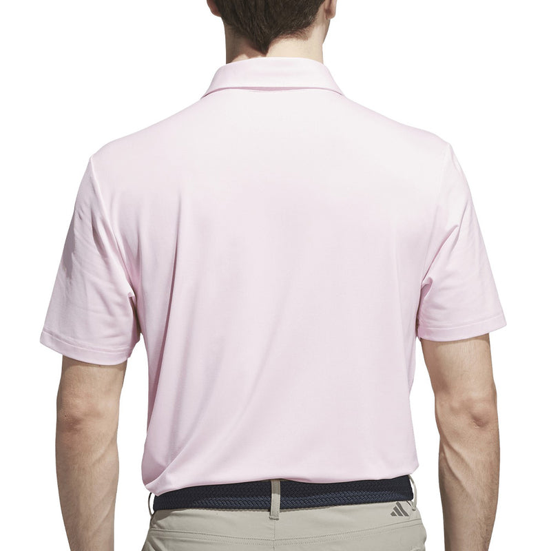 adidas Ultimate365 Solid Polo Shirt - Clear Pink