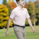 adidas Ultimate365 Solid Polo Shirt - Clear Pink