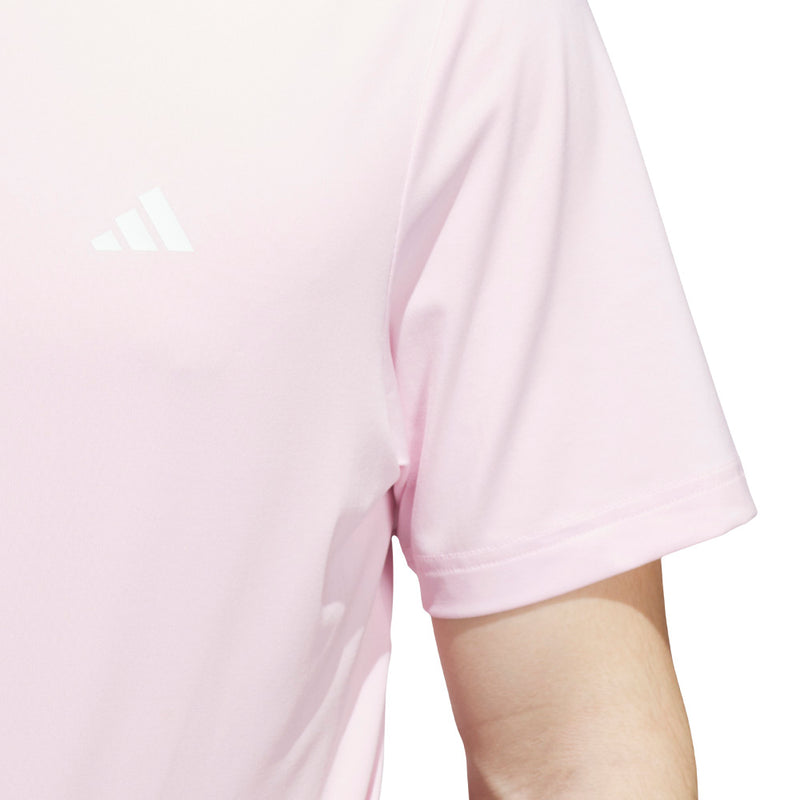 adidas Ultimate365 Solid Polo Shirt - Clear Pink