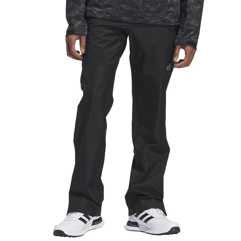 adidas Ultimate365 Tour Climaproof+ Waterproof Half-Zip Rain Suit - Black