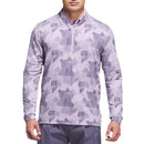 adidas Go-To Printed 1/4 Zip Pullover - Powder Plum