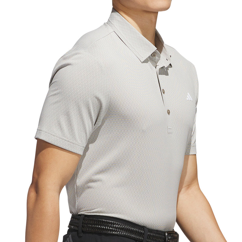adidas Ultimate365 Tour Texture LC Polo Shirt - Putty Beige