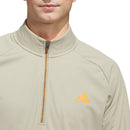 adidas Ultimate365 Durable Water Repellent Wind Quarter-Zip - Wonder Cargo/Lucid Orange
