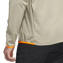 adidas Ultimate365 Durable Water Repellent Wind Quarter-Zip - Wonder Cargo/Lucid Orange