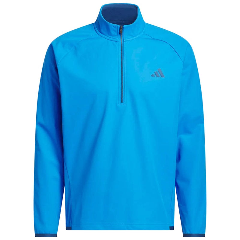 adidas Ultimate365 Durable Water Repellent Wind Quarter-Zip - Lucid Ray Blue/Dusky Petrol
