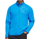 adidas Ultimate365 Durable Water Repellent Wind Quarter-Zip - Lucid Ray Blue/Dusky Petrol