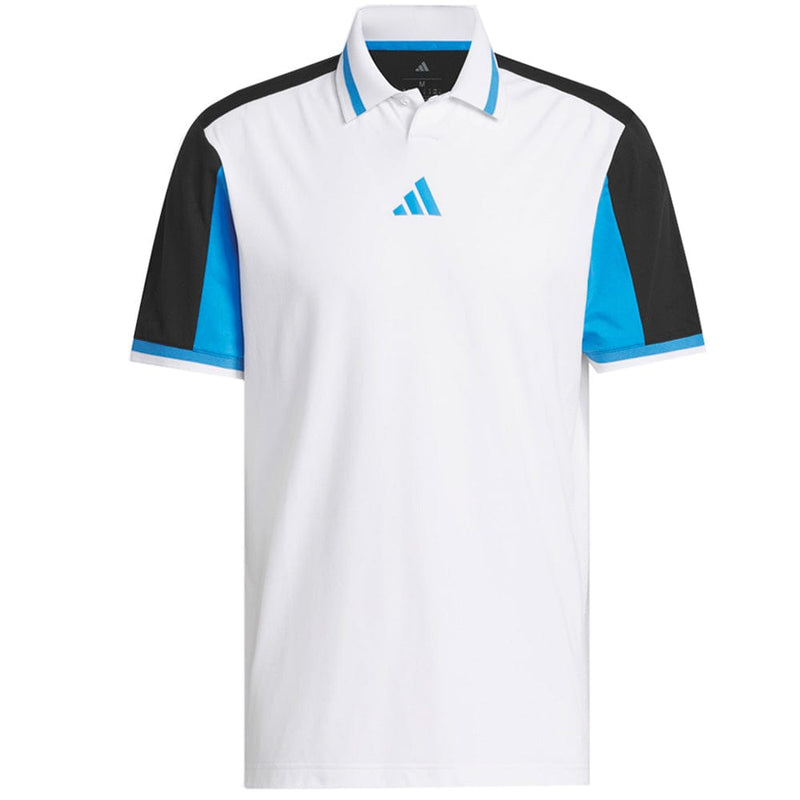 adidas Beyond Vent Twistknit Polo Shirt - White/Black