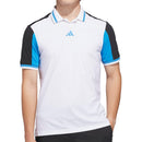 adidas Beyond Vent Twistknit Polo Shirt - White/Black