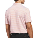 adidas Performance Two-Color Stripe Polo Shirt - White/Dusky Orange