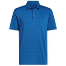 adidas Performance Two-Color Stripe Polo Shirt - Dusky Petrol/Lucid Ray Blue