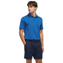 adidas Performance Two-Color Stripe Polo Shirt - Dusky Petrol/Lucid Ray Blue