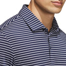 adidas Performance Two-Color Stripe Polo Shirt - Collegiate Navy/White