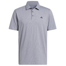 adidas Performance Textured Polo Shirt - White/Collegiate Navy