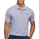 adidas Performance Textured Polo Shirt - White/Collegiate Navy