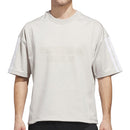 adidas Beyond Graphic Short Sleeve Crewneck Pullover - Wonder Alumina