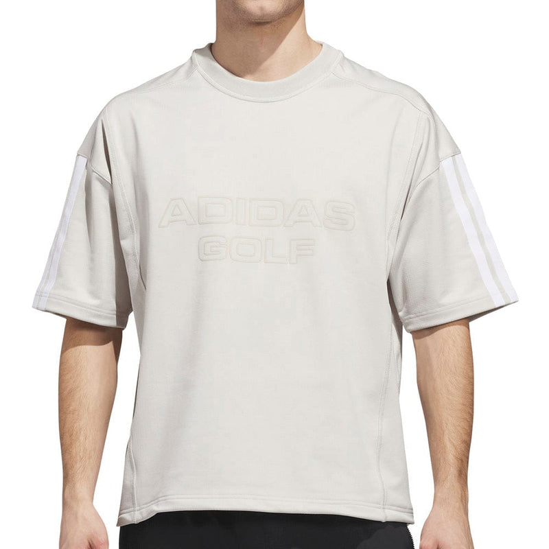 adidas Beyond Graphic Short Sleeve Crewneck Pullover - Wonder Alumina
