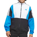 adidas Beyond Twistweave Full-Zip Windbreaker - Black/White