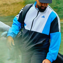 adidas Beyond Twistweave Full-Zip Windbreaker - Black/White
