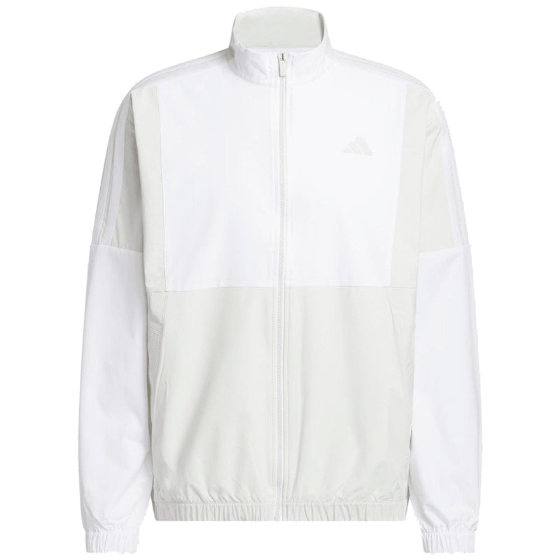 adidas Beyond Twistweave Full-Zip Windbreaker - Orbit Grey/White