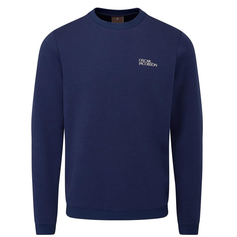 Oscar Jacobson Johnstone Tour Crew Pullover - Navy