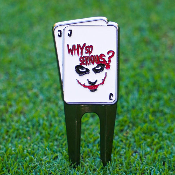 Skins Golf Pitch Mark Repairer - Joker Cards