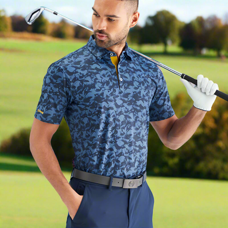 Ping Julian Polo Shirt - Blue Fusion Multi