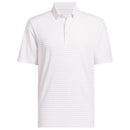 adidas Ultimate365 Stripe Polo Shirt - Clear Pink/White