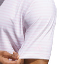 adidas Ultimate365 Stripe Polo Shirt - Clear Pink/White