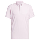 adidas Go-to Textured Polo Shirt - Clear Pink