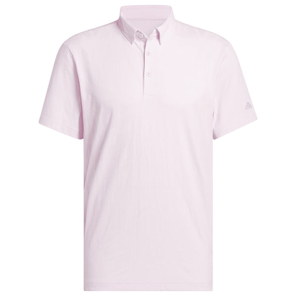 adidas Go-to Textured Polo Shirt - Clear Pink