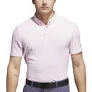 adidas Go-to Textured Polo Shirt - Clear Pink