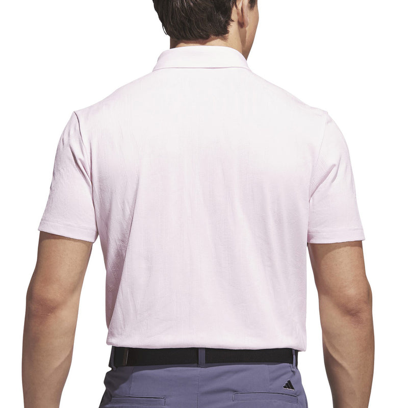 adidas Go-to Textured Polo Shirt - Clear Pink