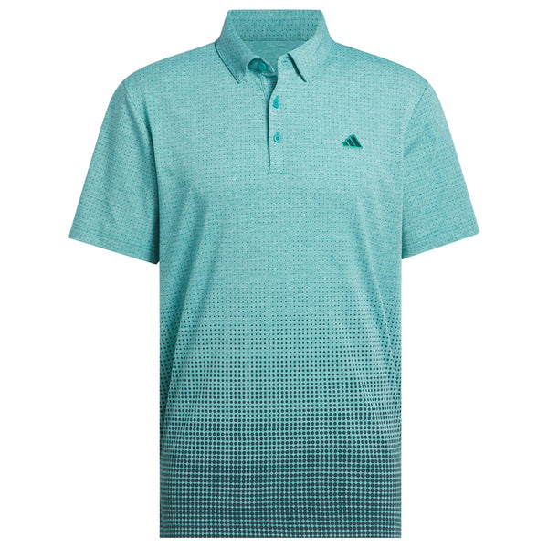 adidas Go-to Rise Print Polo Shirt - Pure Teal