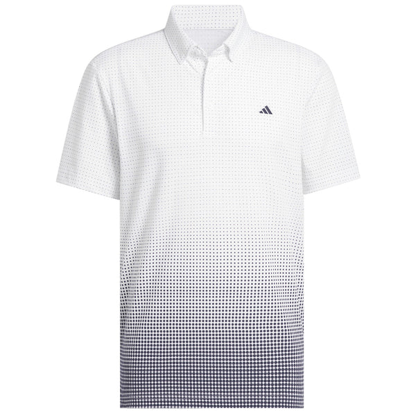 adidas Go-to Rise Print Polo Shirt - White