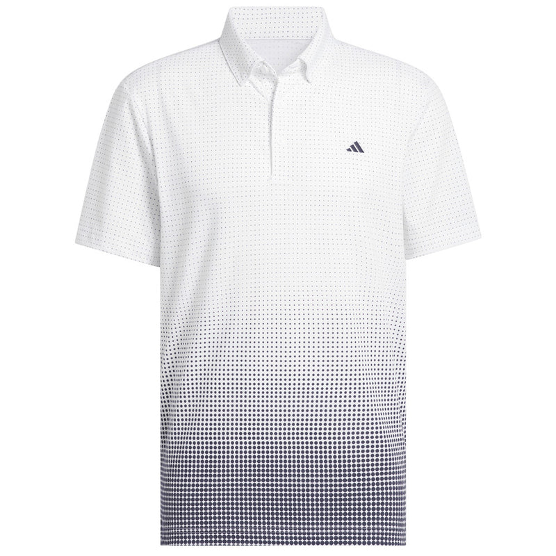 adidas Go-to Rise Print Polo Shirt - White
