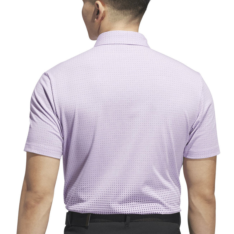 adidas Go-to Rise Print Polo Shirt - Powder Plum