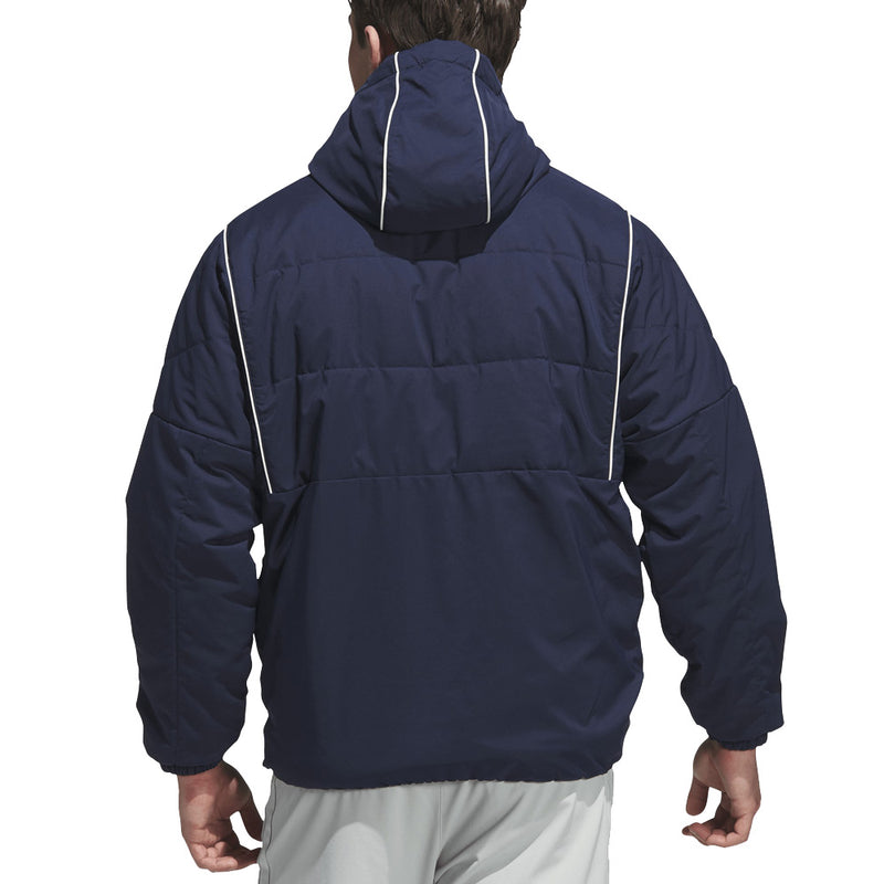 adidas Beyond Twistweave Half-Zip Filled Loose Jacket - Collegiate Navy