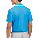 adidas Ultimate365 Tour Twistknit Pique Polo Shirt - Lucid Ray Blue
