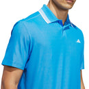 adidas Ultimate365 Tour Twistknit Pique Polo Shirt - Lucid Ray Blue