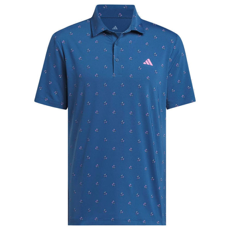 adidas Ultimate365 Essence Print Climacool Polo Shirt - Dusky Petrol