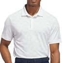 adidas Ultimate365 Jacquard Polo Shirt - White/Grey Two