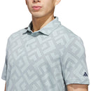 adidas Ultimate365 Jacquard Polo Shirt - Wonder Sage/Collegiate Navy