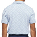 adidas Ultimate365 Jacquard Polo Shirt - Crystal Sky/Lucid Ray Blue