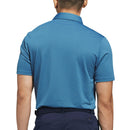 adidas Performance Textured Polo Shirt - Lucid Ray Blue/Black