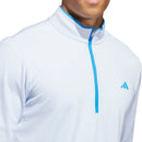 adidas Lightweight Half-Zip Top - Crystal Sky