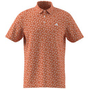 adidas Ultimate365 Mesh Print Climacool Polo - Dusky Orange